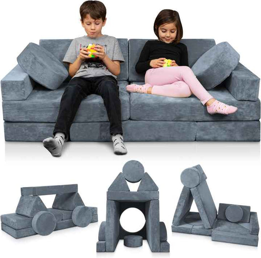 Memory Foam Modular Kids Play Couch