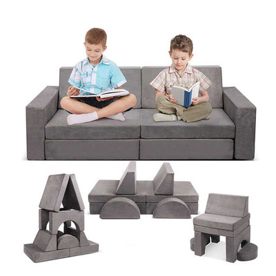 Modular Compressing Foam Play Couch