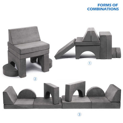 Modular Compressing Foam Play Couch